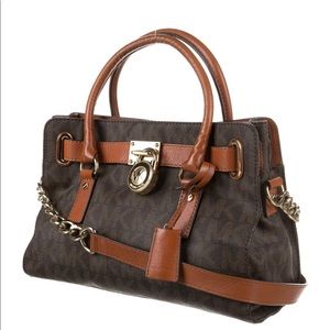 Michael Kors monogram Hamilton bag purse